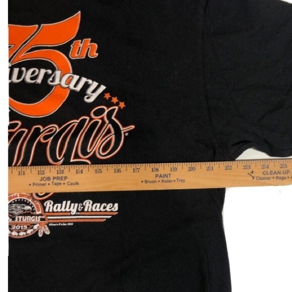 2015 Sturgis,SD  75th Black Hills Motorcycle Rally  Delta brand T-Shirt,Men’s XL - Picture 5 of 8